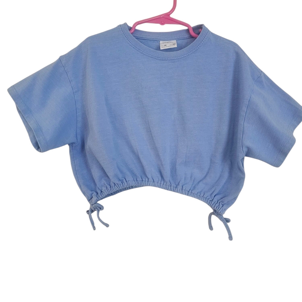 Zara Girls Blue Crop Top Size 10